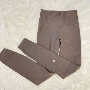 RARE lululemon zoned in tight lunar rock leggings